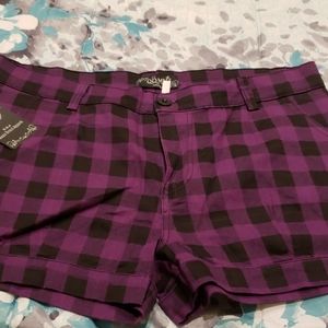 Plaid shorts